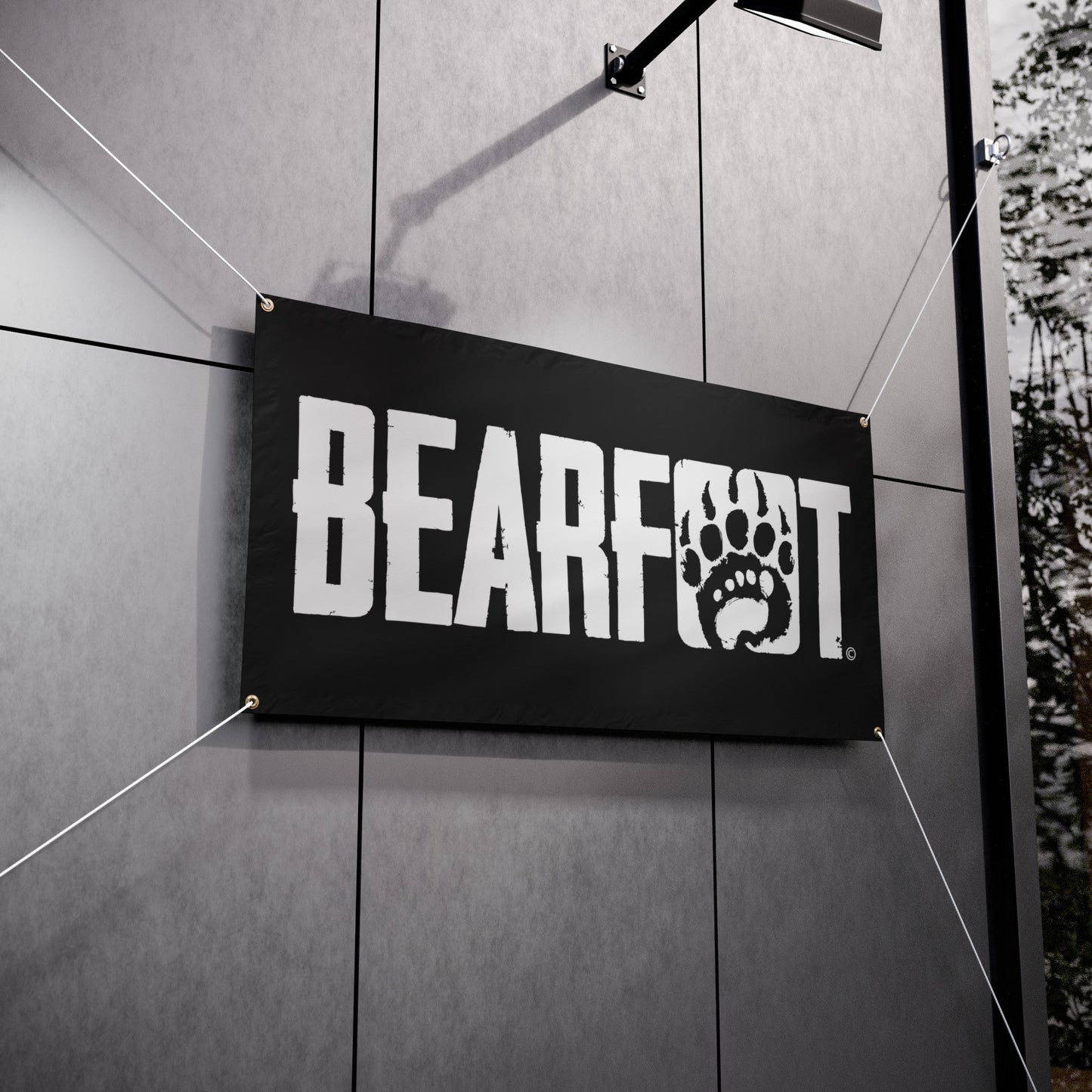 Bearfoot - Vinyl Banner - Home Decor