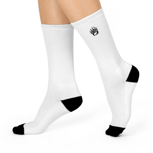 Basic Crew Socks - White - Bearfoot