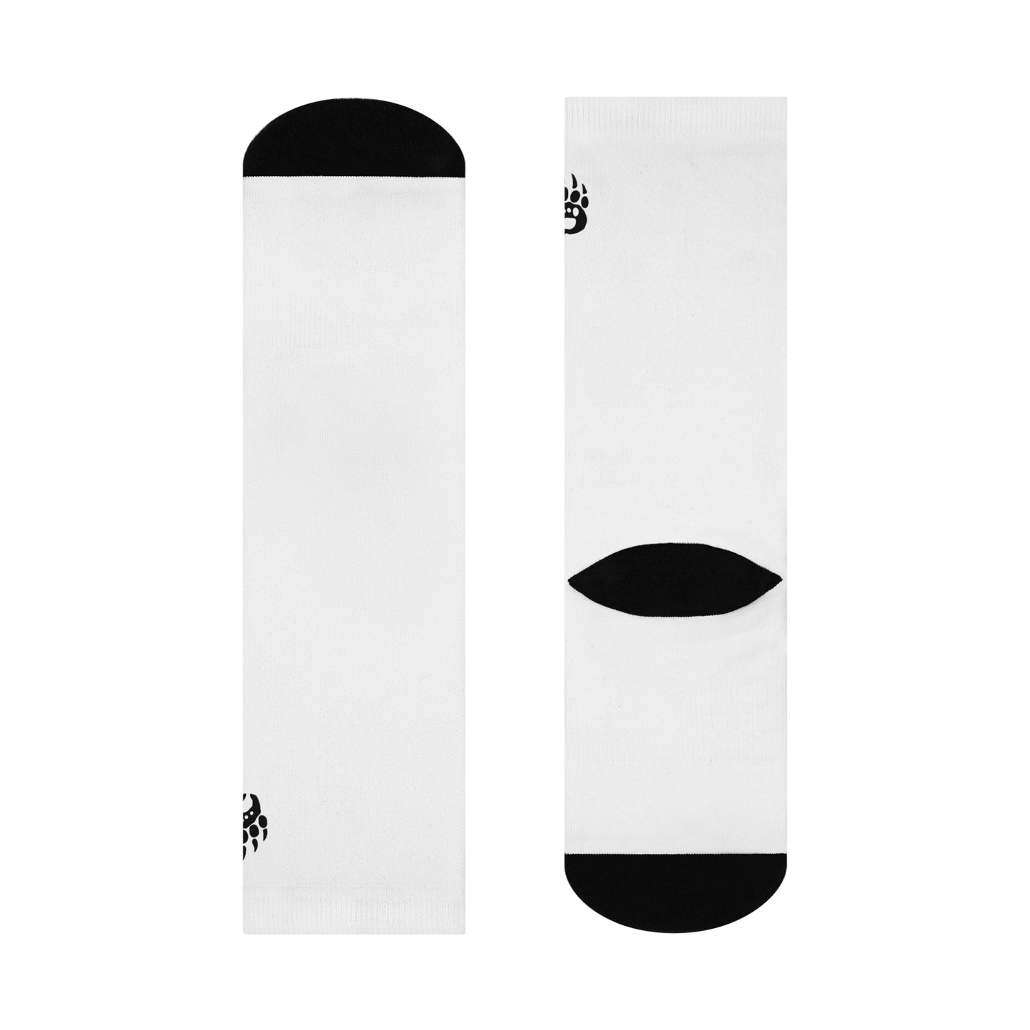 Basic Crew Socks - White - Bearfoot