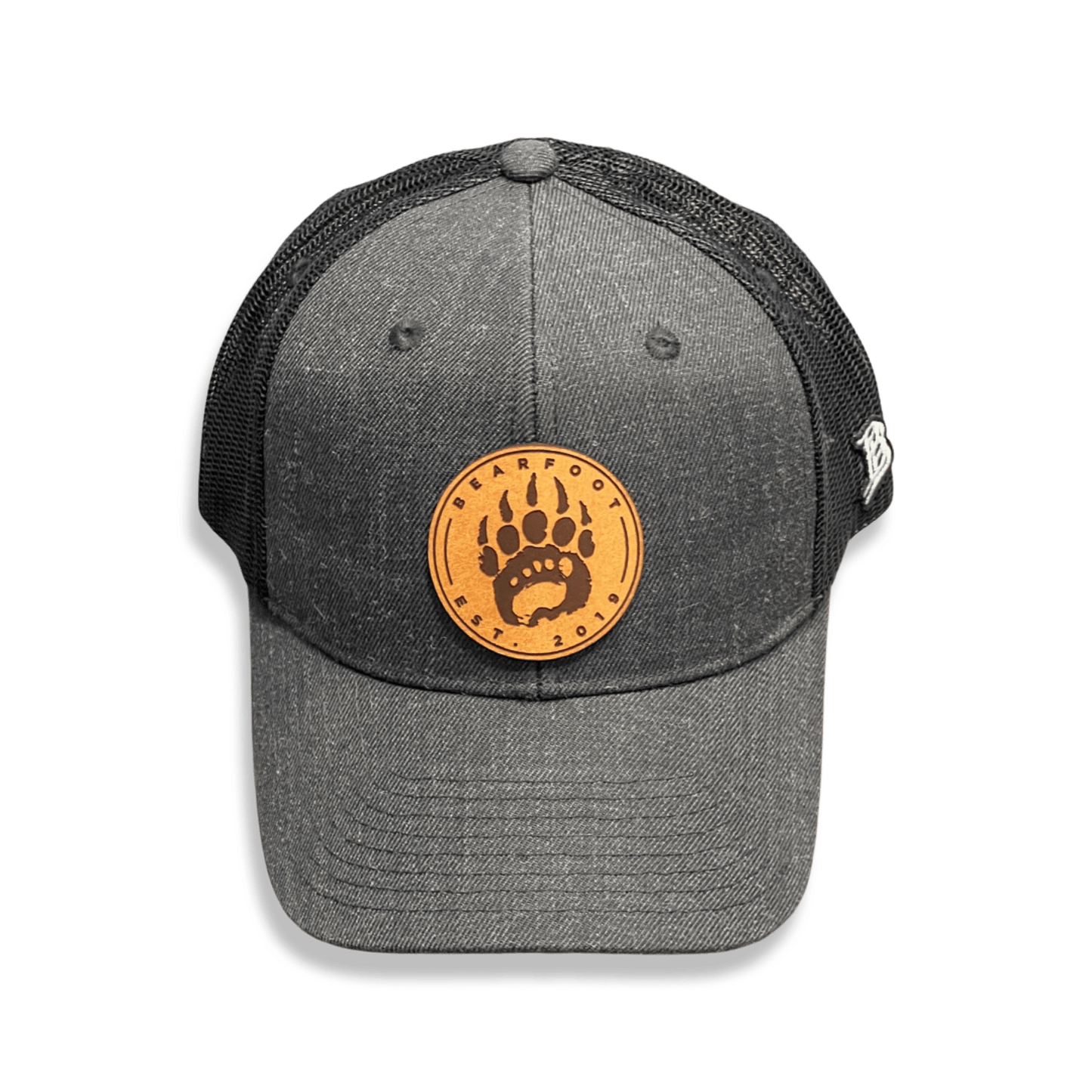 Leather Patch Trucker Hat - Bearfoot
