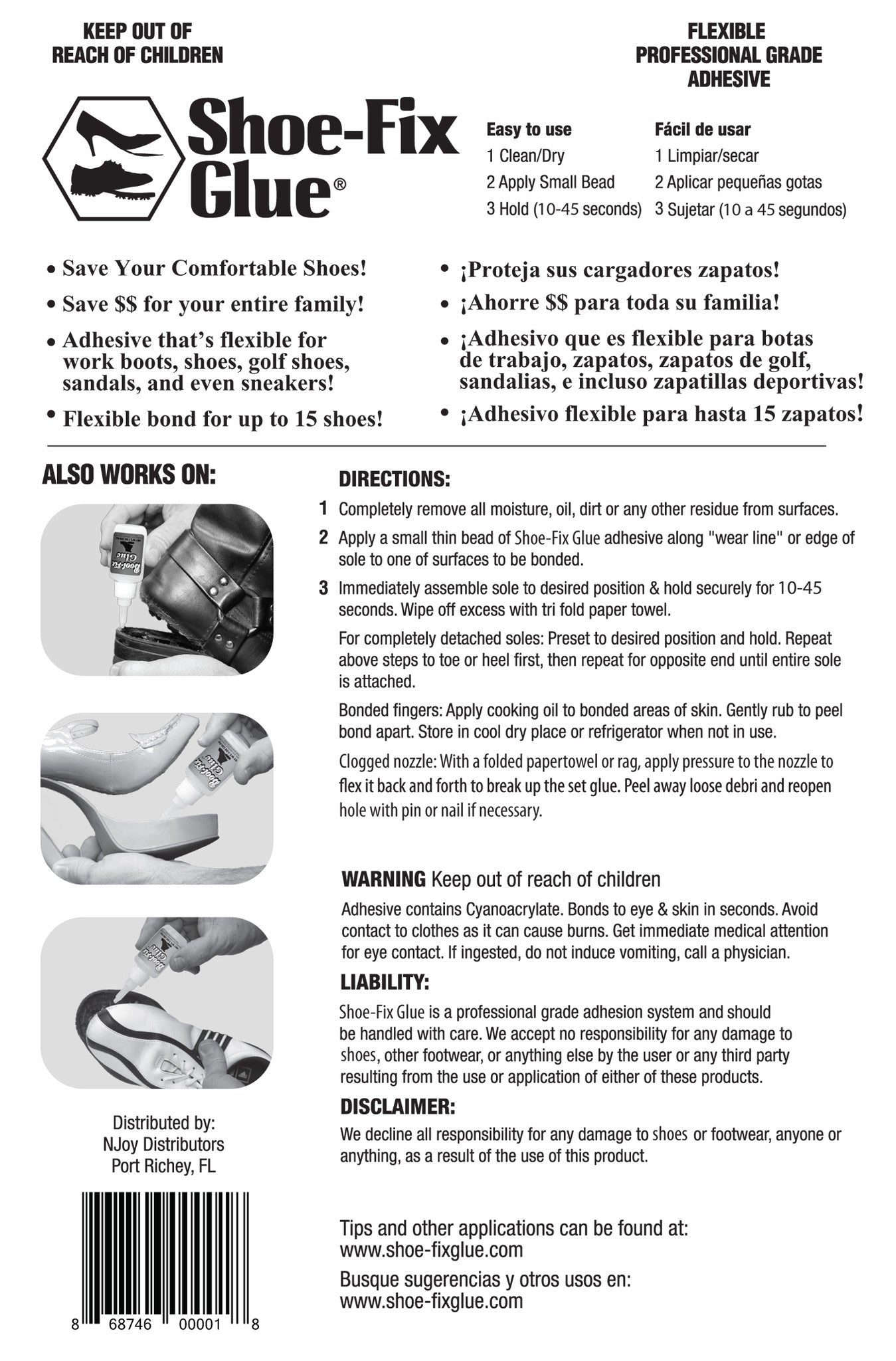 Shoe-Fix Glue - Bearfoot